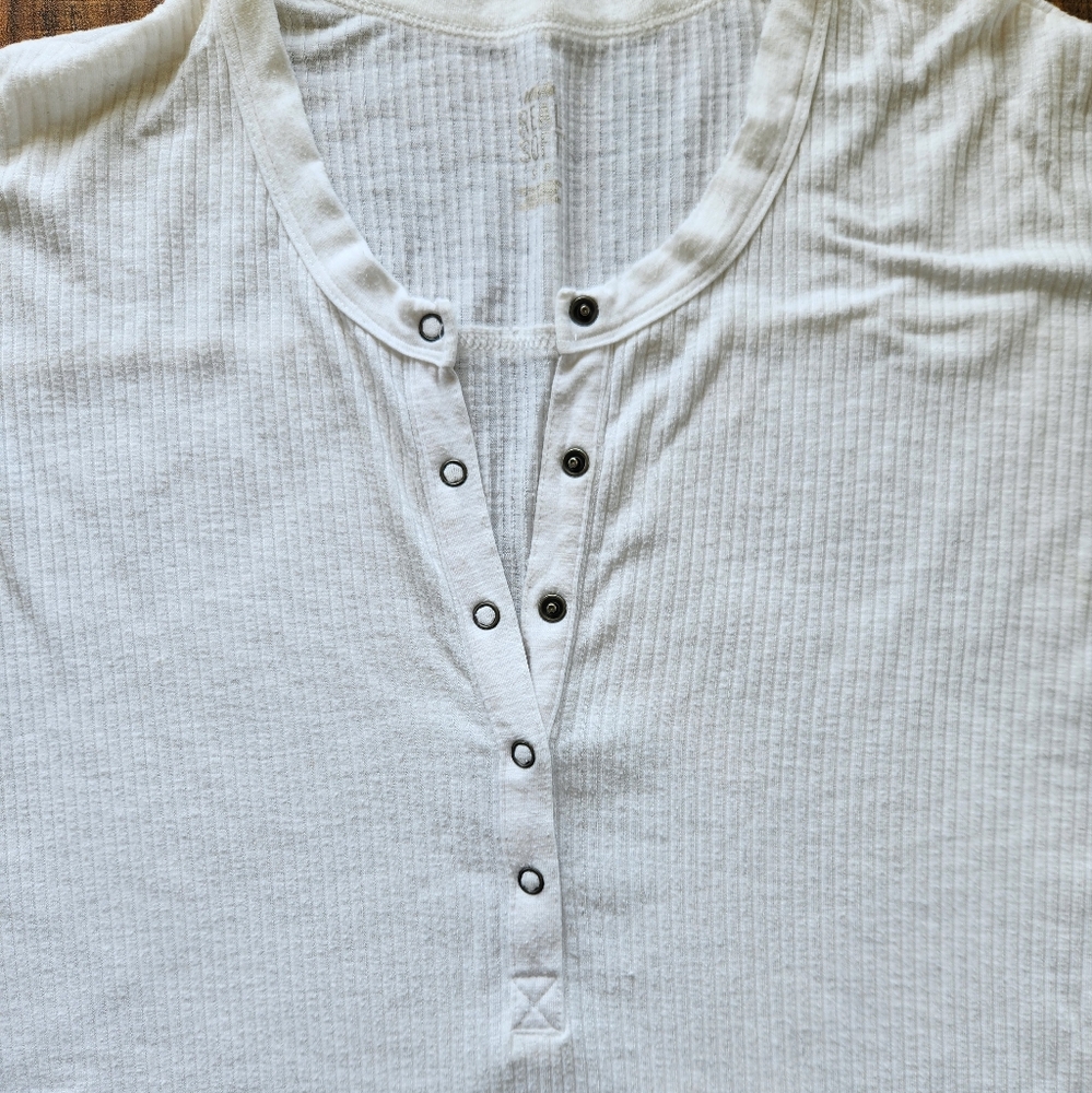 Aerie Real Soft Long Sleeve Oversized Top - Size Small - Picture 2 of 8